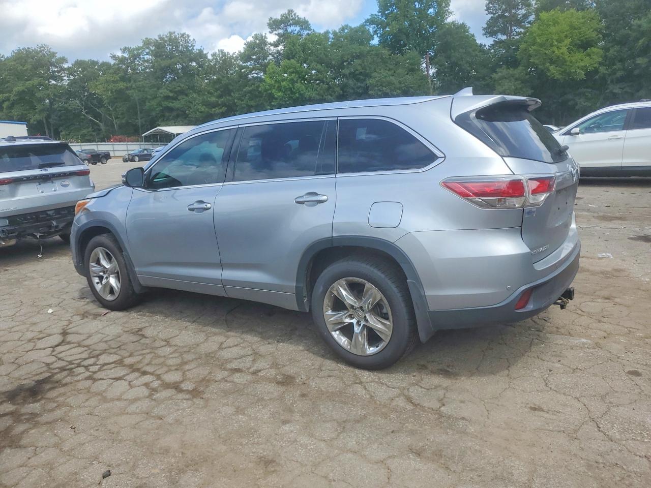 2015 Toyota Highlander Limited Silver vin: 5TDDKRFH7FS154871