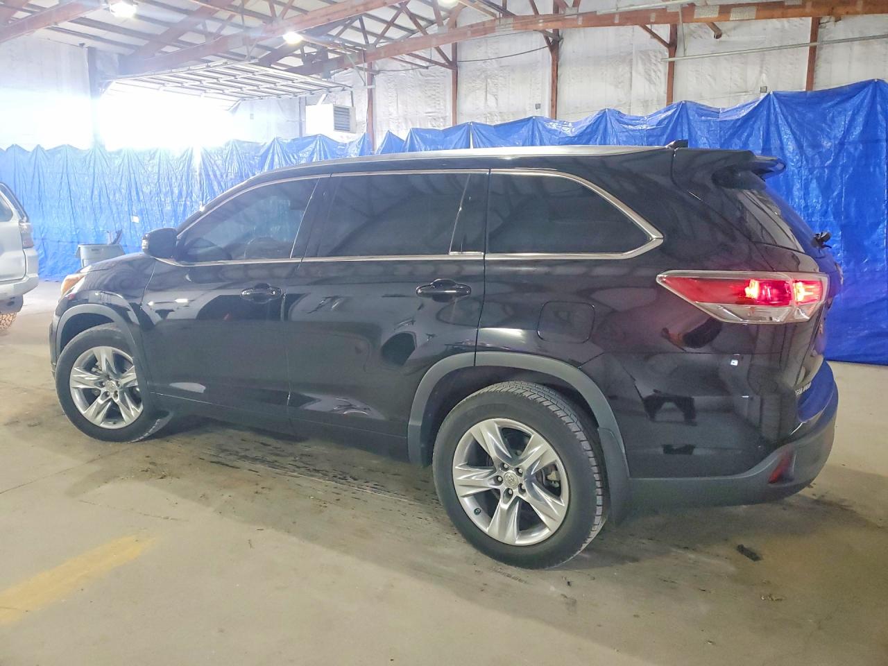 2015 Toyota Highlander Limited Black vin: 5TDDKRFH7FS173503
