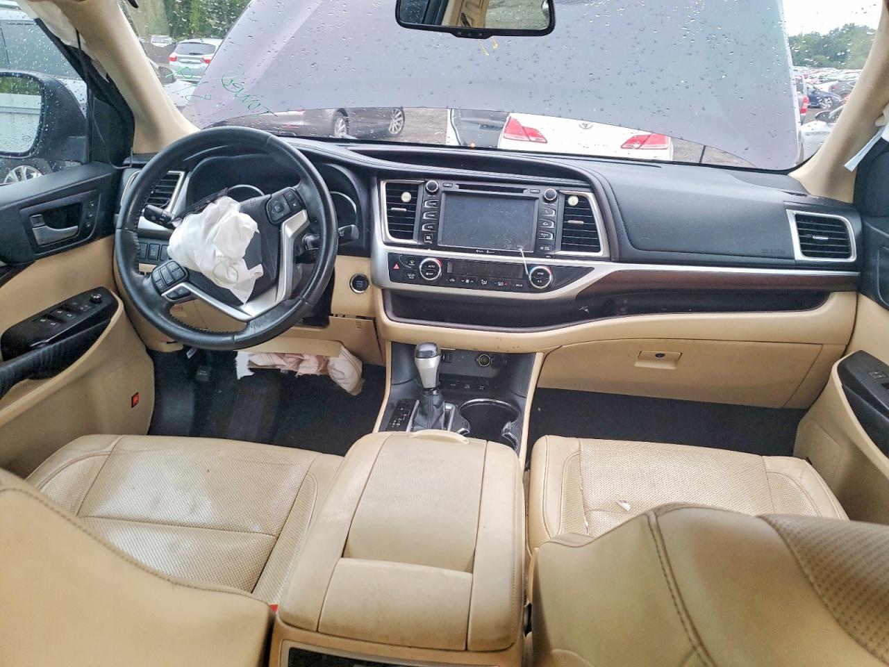 2015 Toyota Highlander Limited Black vin: 5TDDKRFH7FS180144
