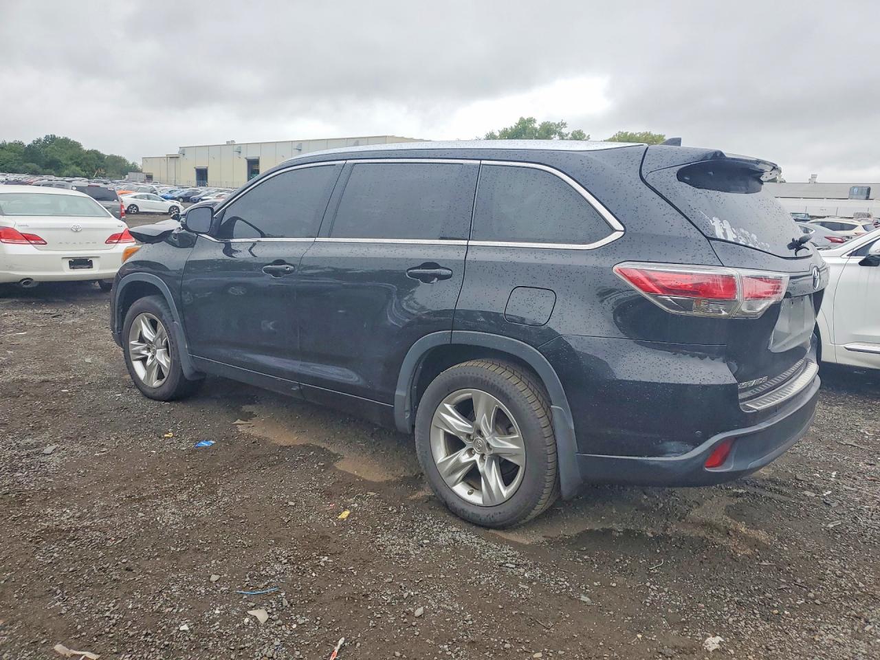 2015 Toyota Highlander Limited Black vin: 5TDDKRFH7FS180144