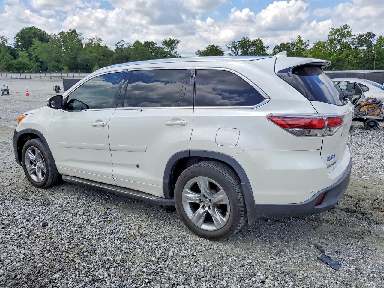 2015 Toyota Highlander Limited Platinum Two Tone vin: 5TDDKRFH7FS182606
