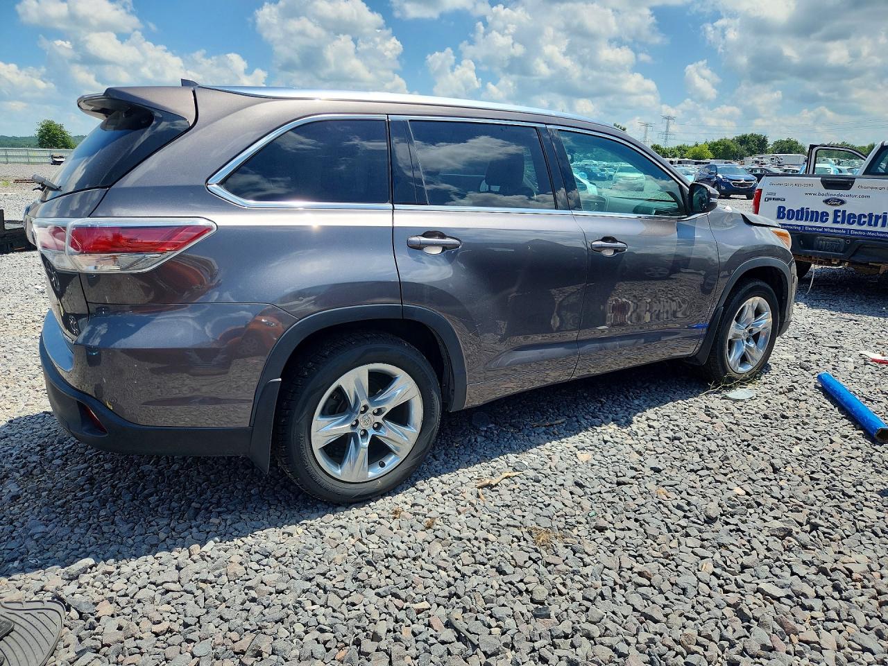 2014 Toyota Highlander Limited Gray vin: 5TDDKRFH8ES007425