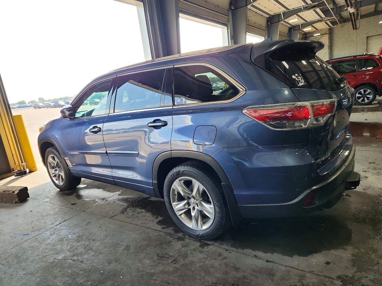 2014 Toyota Highlander Limited Blue vin: 5TDDKRFH8ES049903