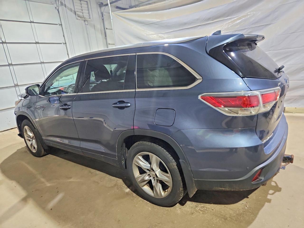 2015 Toyota Highlander Limited Platinum Blue vin: 5TDDKRFH8FS099539