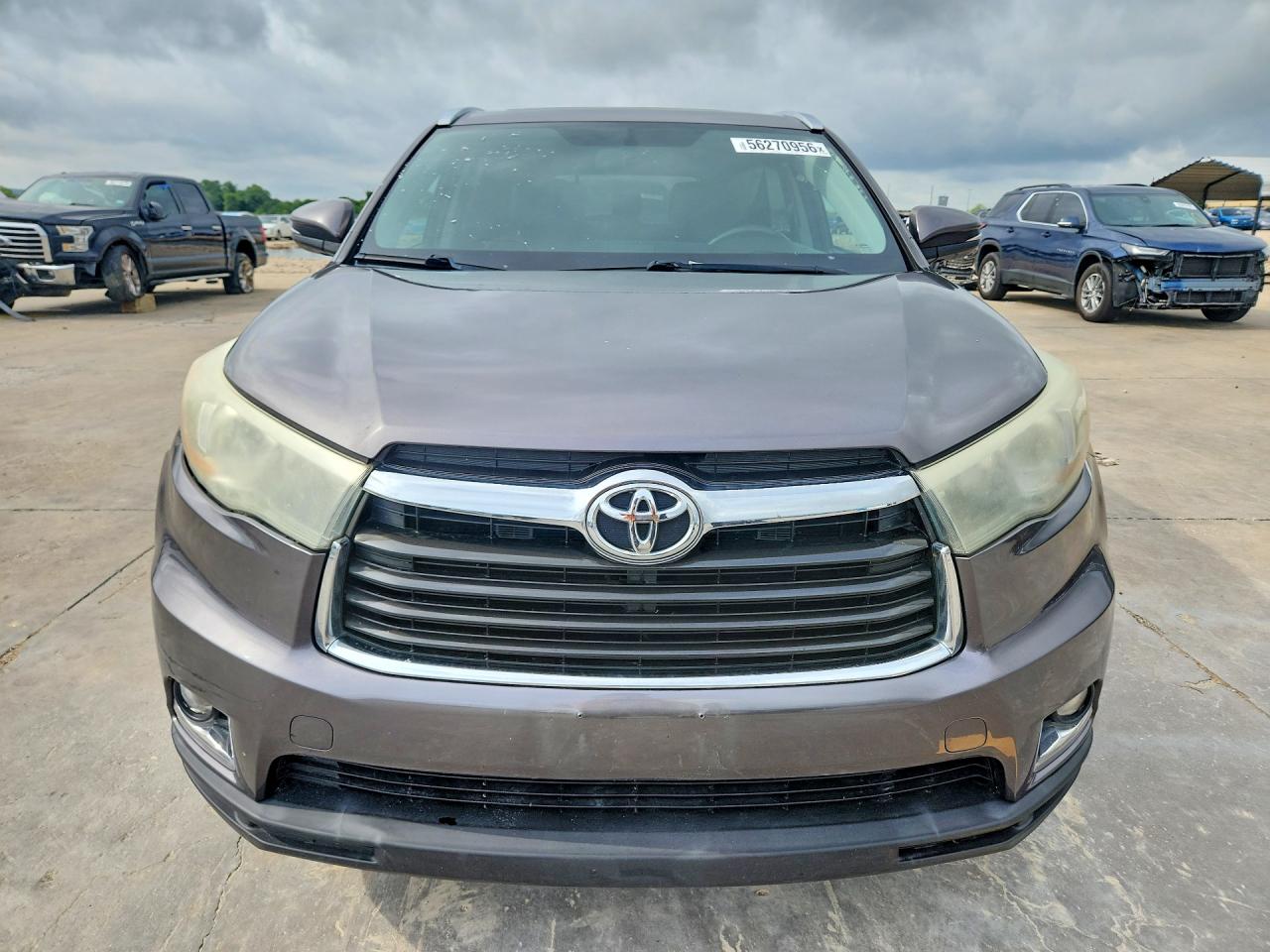 2015 Toyota Highlander Limited Gray vin: 5TDDKRFH8FS118042