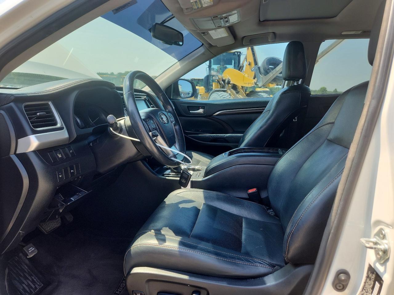 2014 Toyota Highlander Limited Белый vin: 5TDDKRFH9ES033127