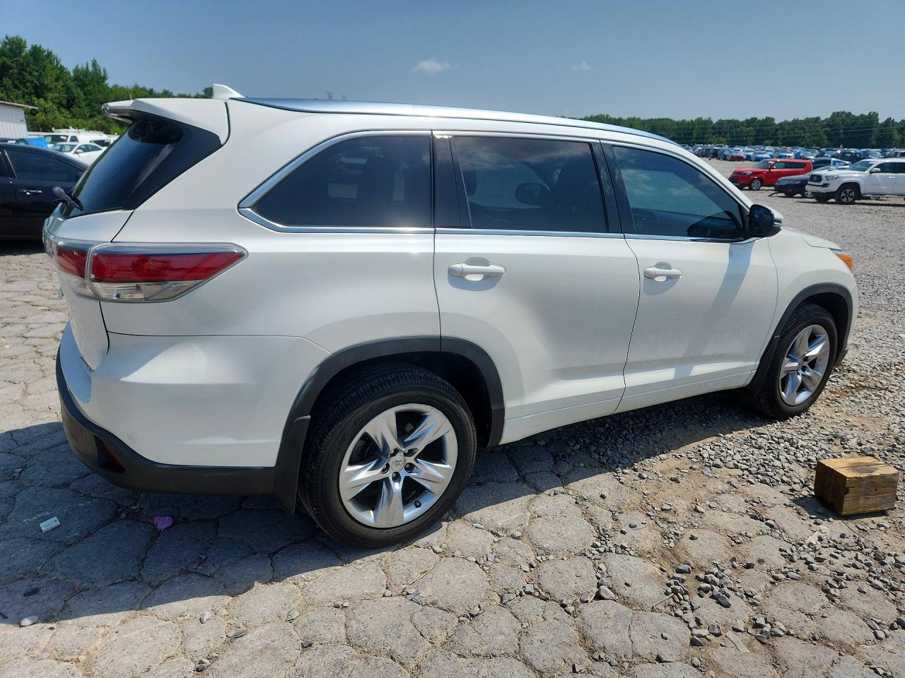 2014 Toyota Highlander Limited Белый vin: 5TDDKRFH9ES033127