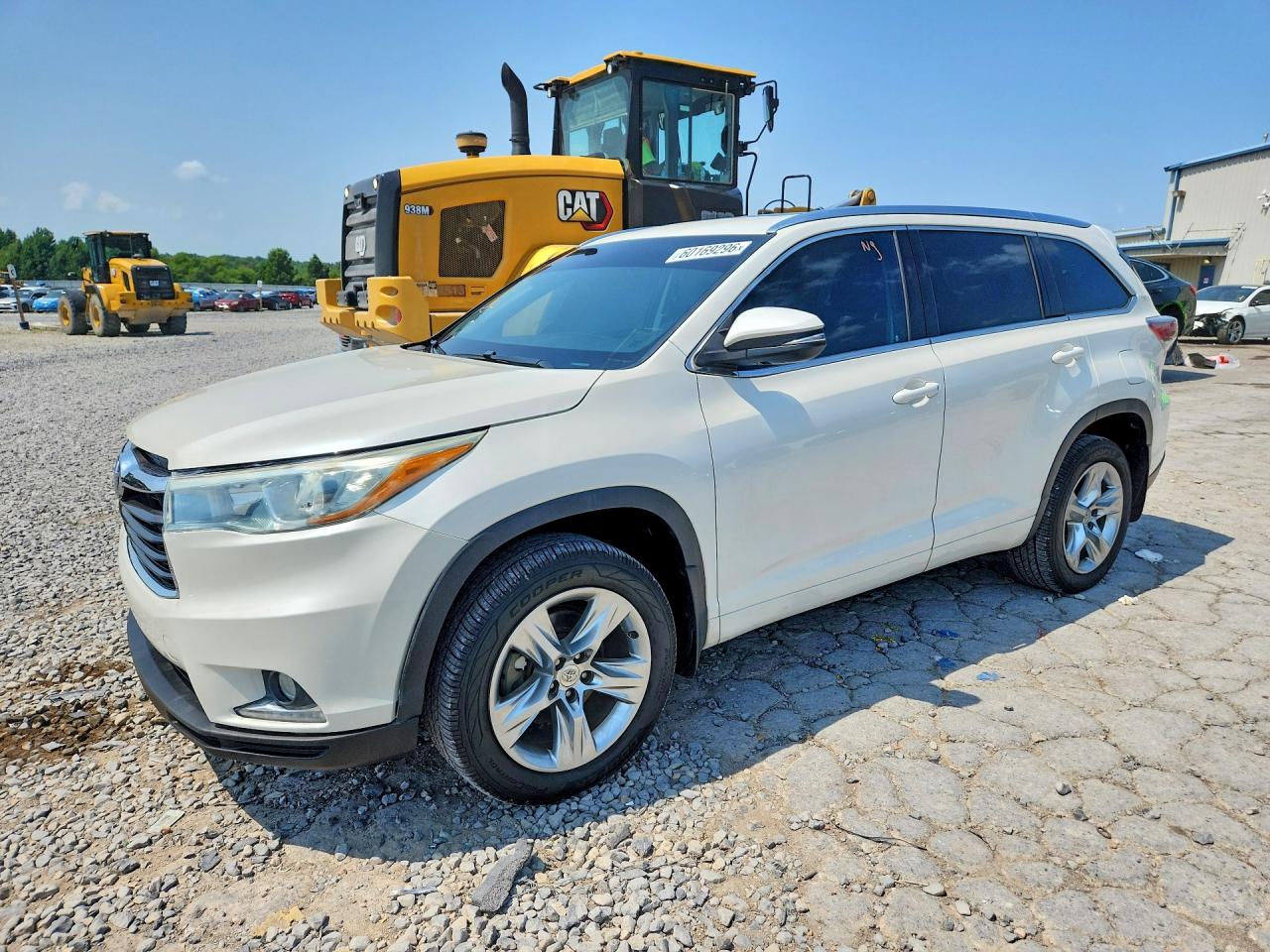 2014 Toyota Highlander Limited Белый vin: 5TDDKRFH9ES033127