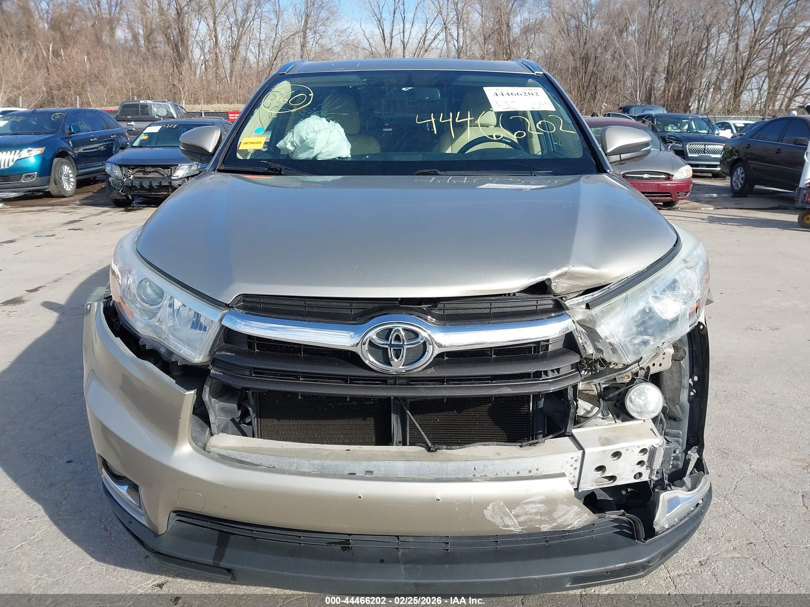2015 Toyota Highlander Limited V6 Silver vin: 5TDDKRFH9FS095869