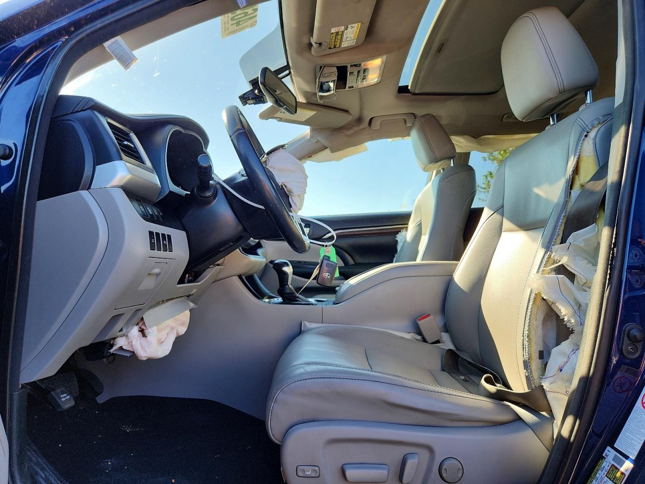 2015 Toyota Highlander Limited Blue vin: 5TDDKRFH9FS143824