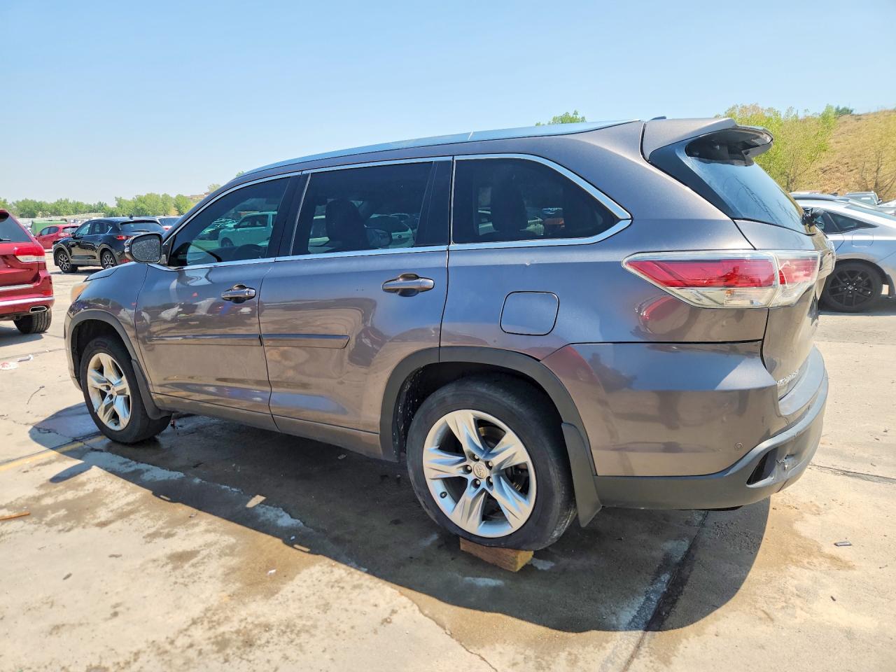 2015 Toyota Highlander Limited Gray vin: 5TDDKRFH9FS159392