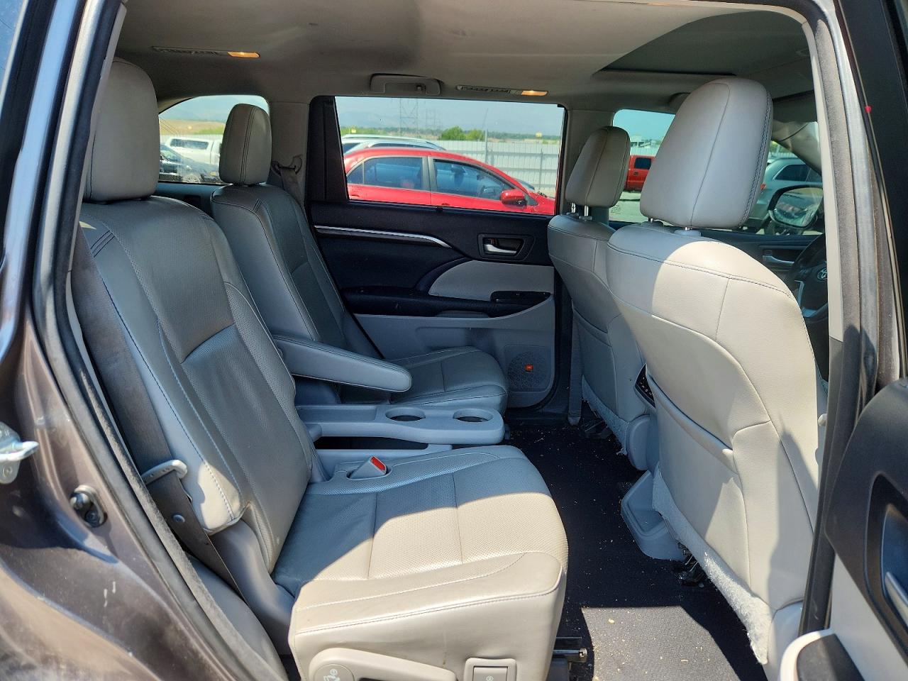 2015 Toyota Highlander Limited Gray vin: 5TDDKRFH9FS159392