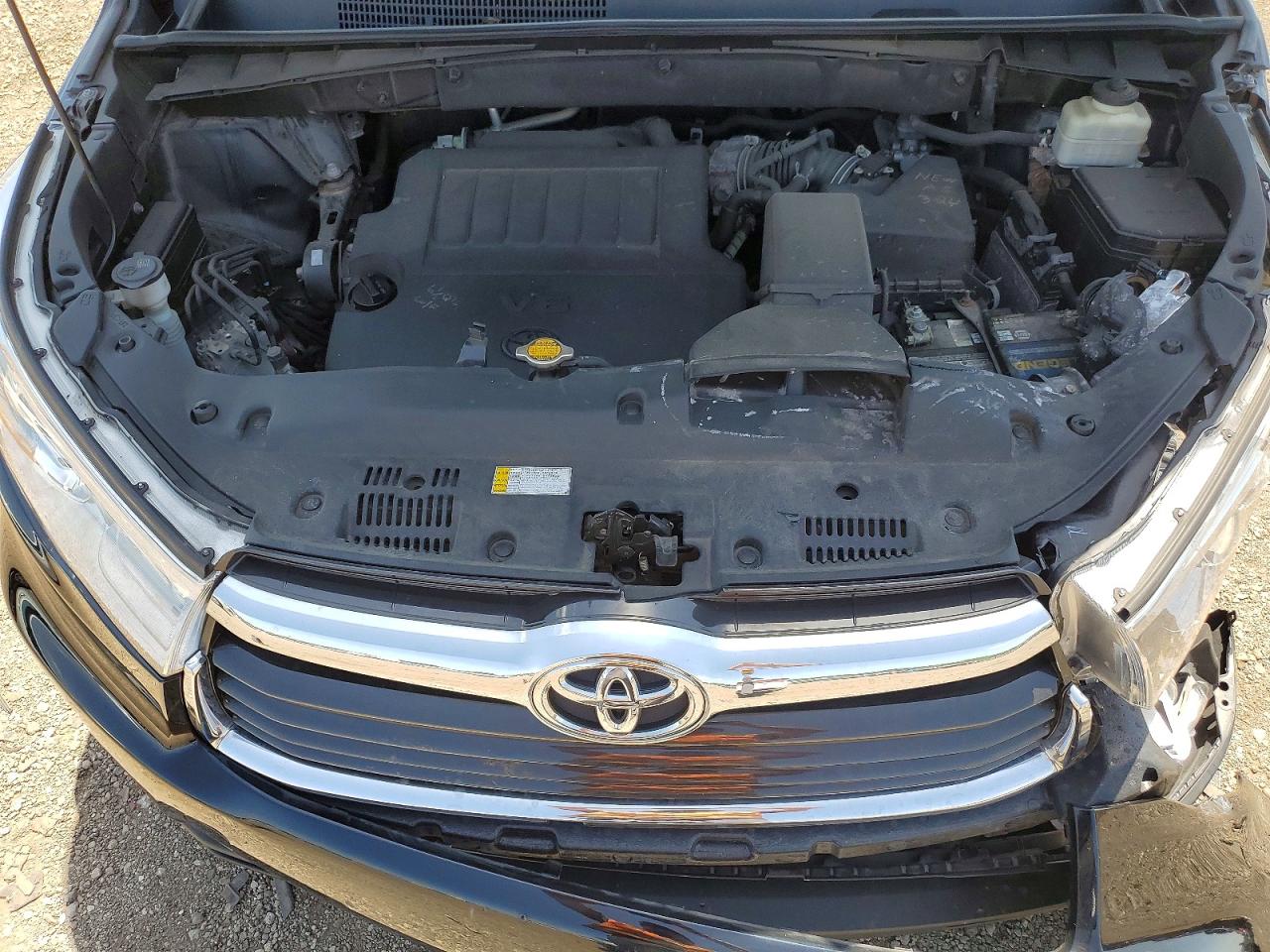 2015 Toyota Highlander Limited Black vin: 5TDDKRFH9FS163295