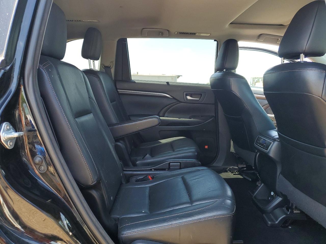 2015 Toyota Highlander Limited Black vin: 5TDDKRFH9FS163295