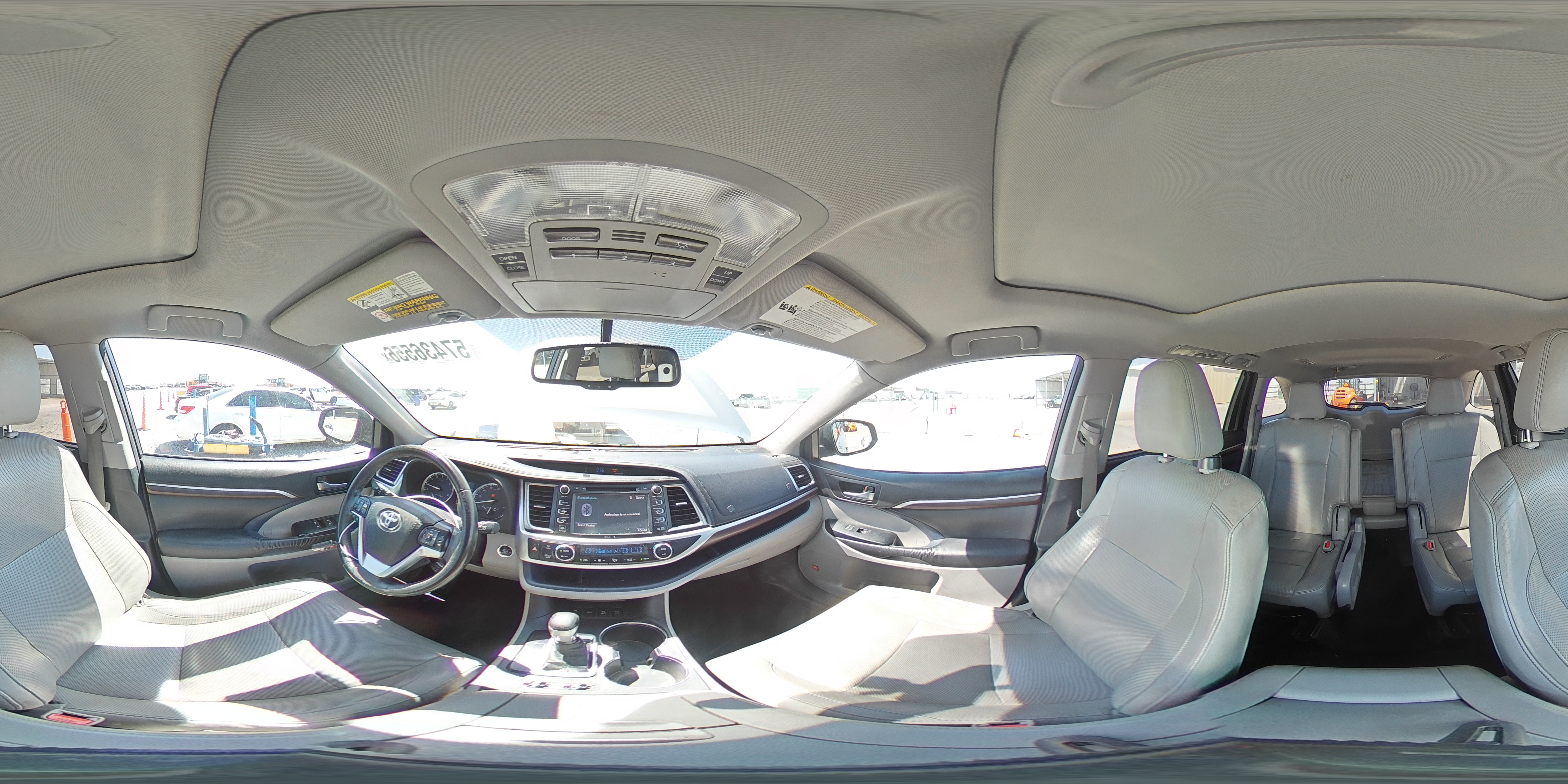 2015 Toyota Highlander Limited Silver vin: 5TDDKRFH9FS188665