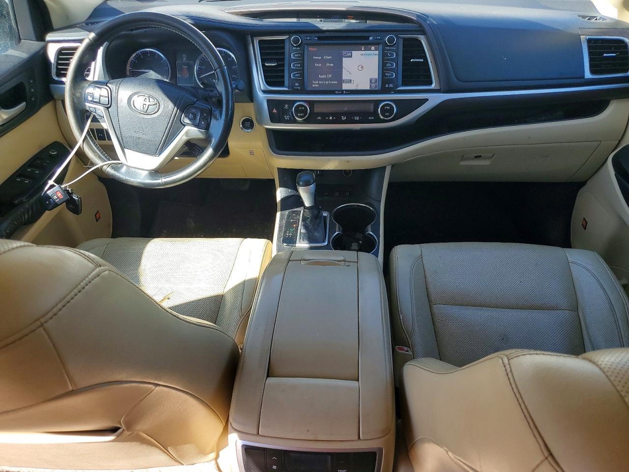 2014 Toyota Highlander Limited Белый vin: 5TDDKRFHXES010374