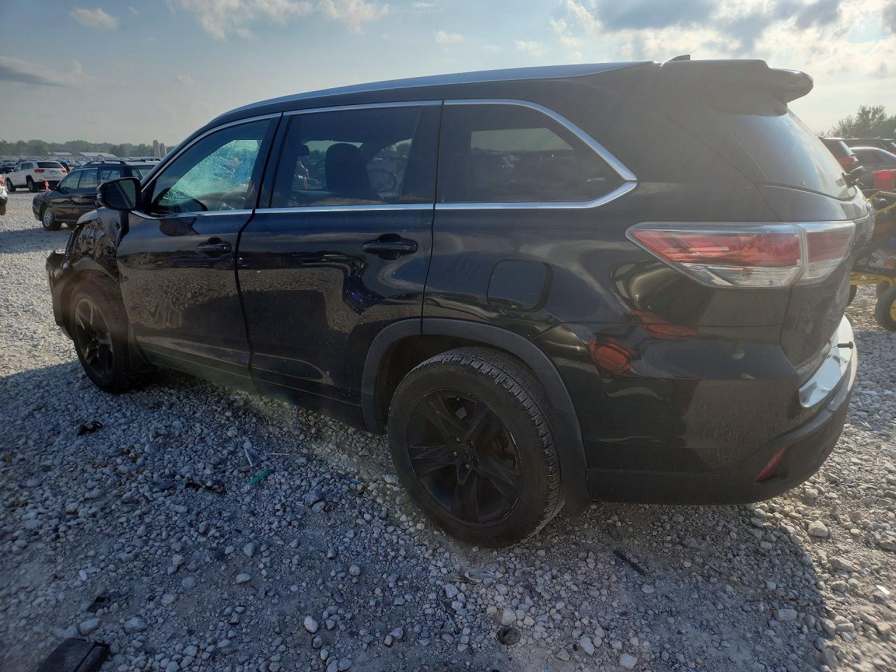 2015 Toyota Highlander Limited Platinum Черный vin: 5TDDKRFHXFS114512