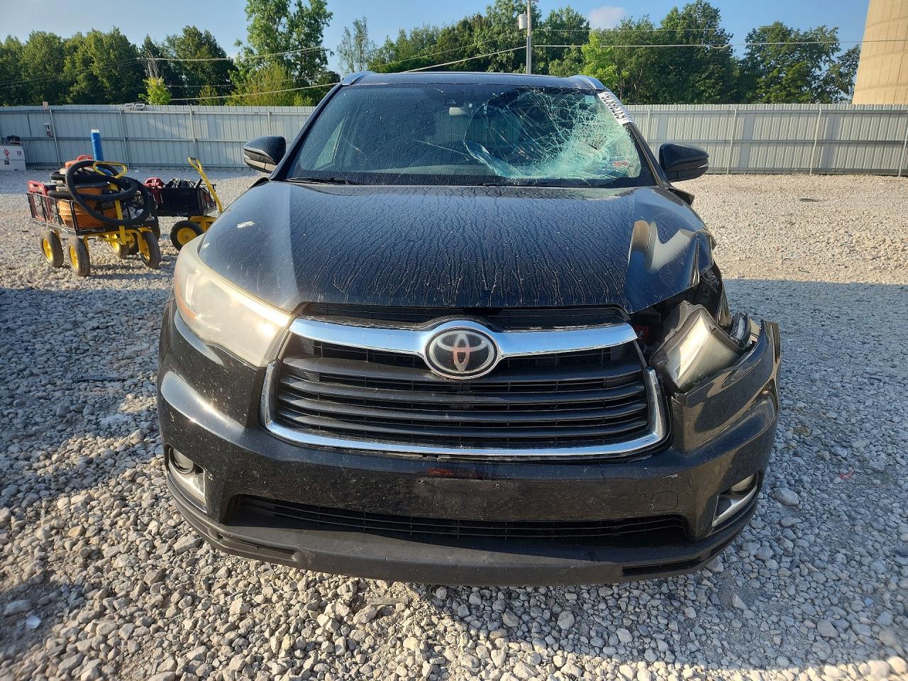 2015 Toyota Highlander Limited Platinum Черный vin: 5TDDKRFHXFS114512