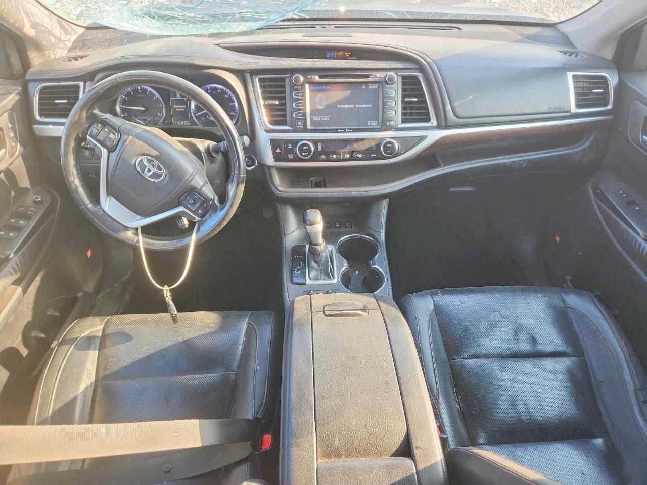 2015 Toyota Highlander Limited Platinum Черный vin: 5TDDKRFHXFS114512