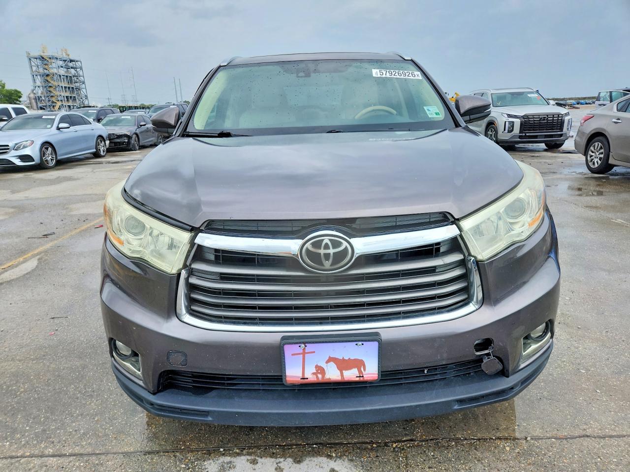 2015 Toyota Highlander Limited Platinum Charcoal vin: 5TDDKRFHXFS141015