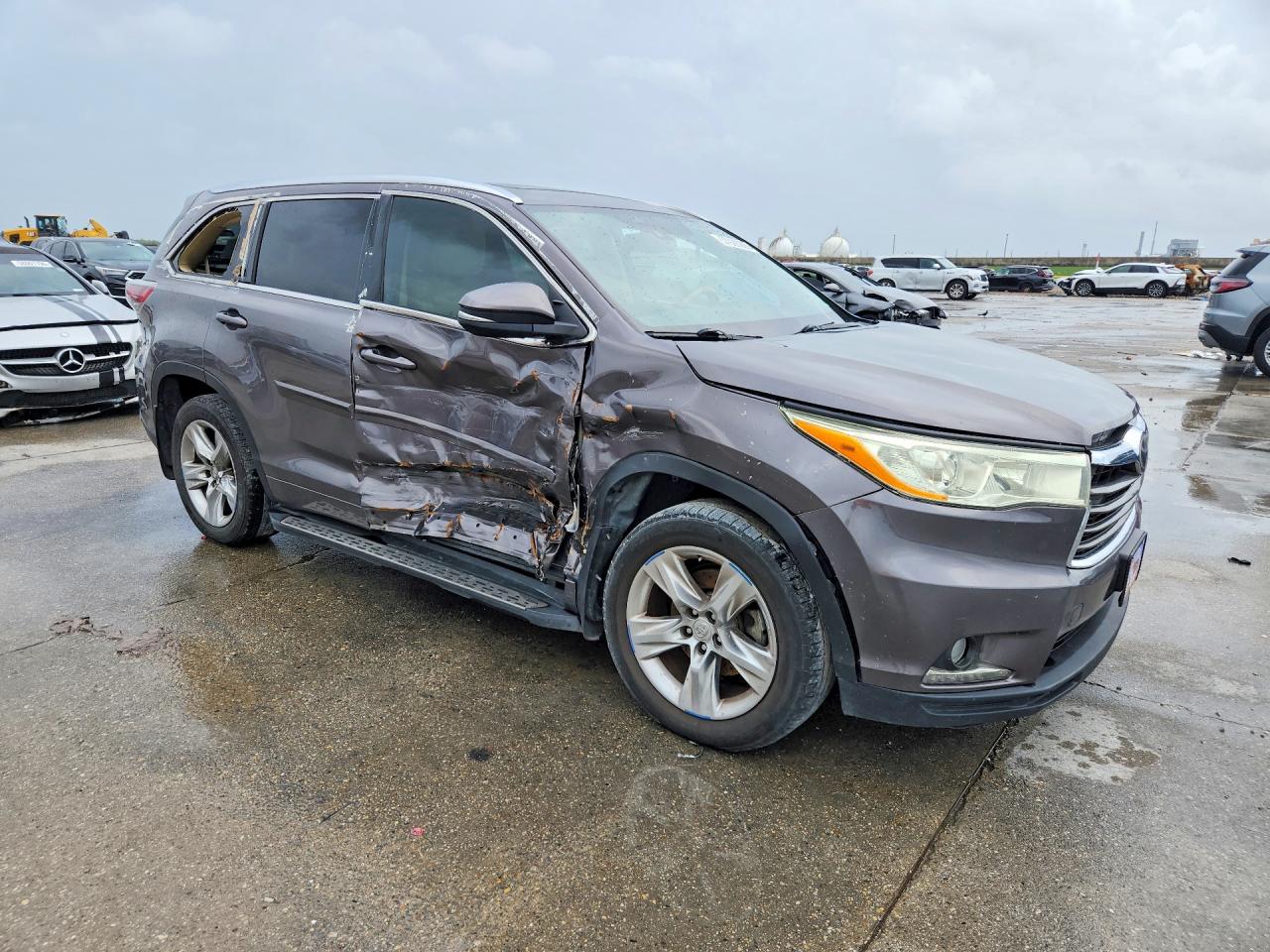 2015 Toyota Highlander Limited Platinum Charcoal vin: 5TDDKRFHXFS141015