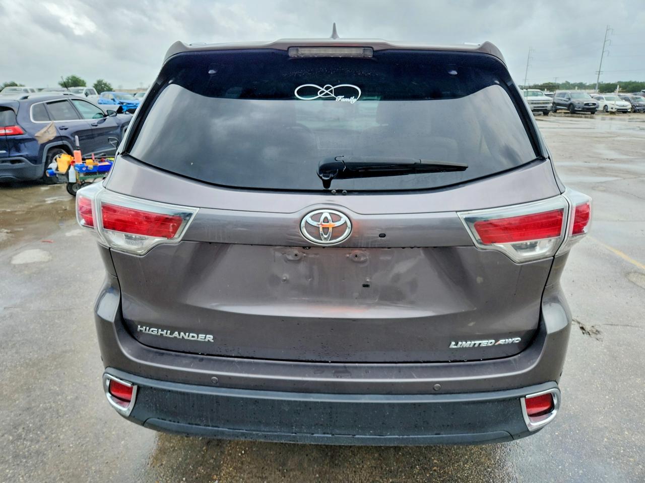 2015 Toyota Highlander Limited Platinum Charcoal vin: 5TDDKRFHXFS141015