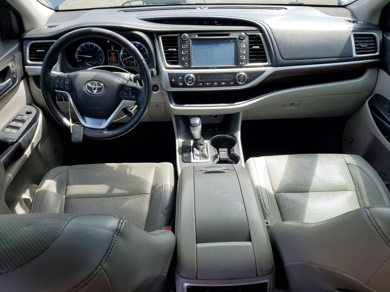2015 Toyota Highlander Limited Синий vin: 5TDDKRFHXFS144240