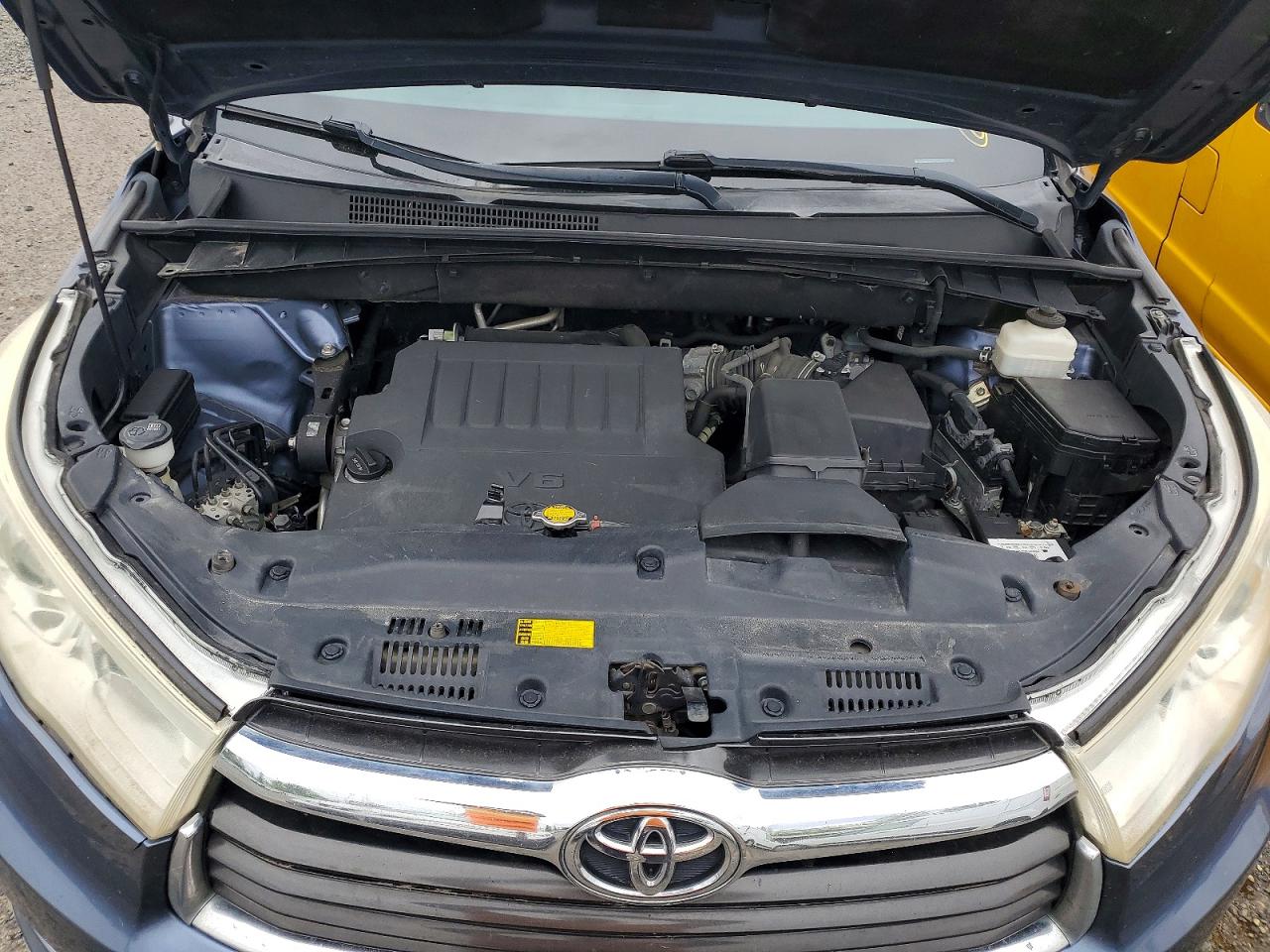 2015 Toyota Highlander Limited Синий vin: 5TDDKRFHXFS144240