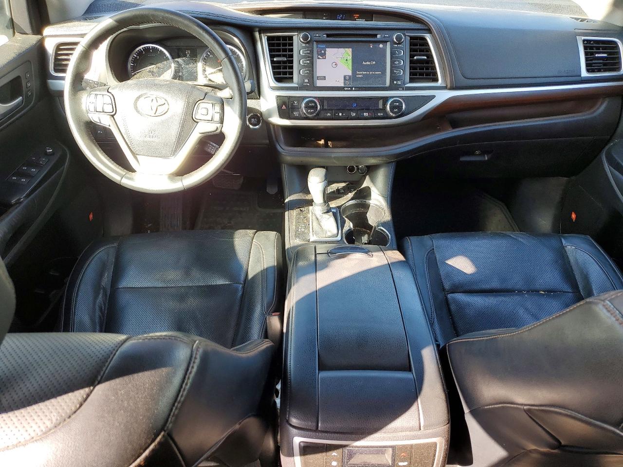 2015 Toyota Highlander Limited Red vin: 5TDDKRFHXFS201214