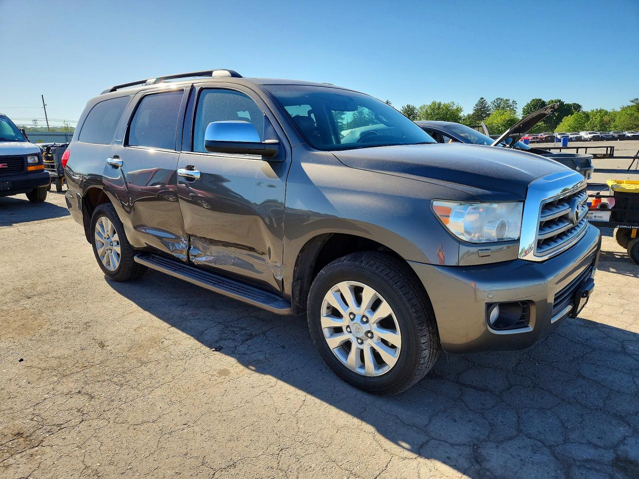 2012 Toyota Sequoia Platinum Tan vin: 5TDDW5G10CS066576