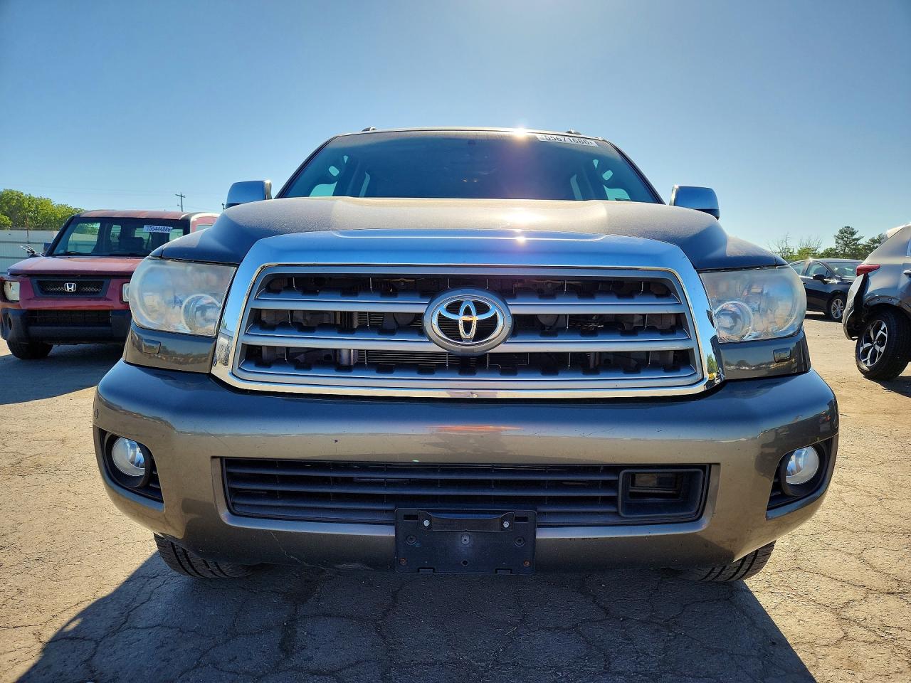 2012 Toyota Sequoia Platinum Tan vin: 5TDDW5G10CS066576