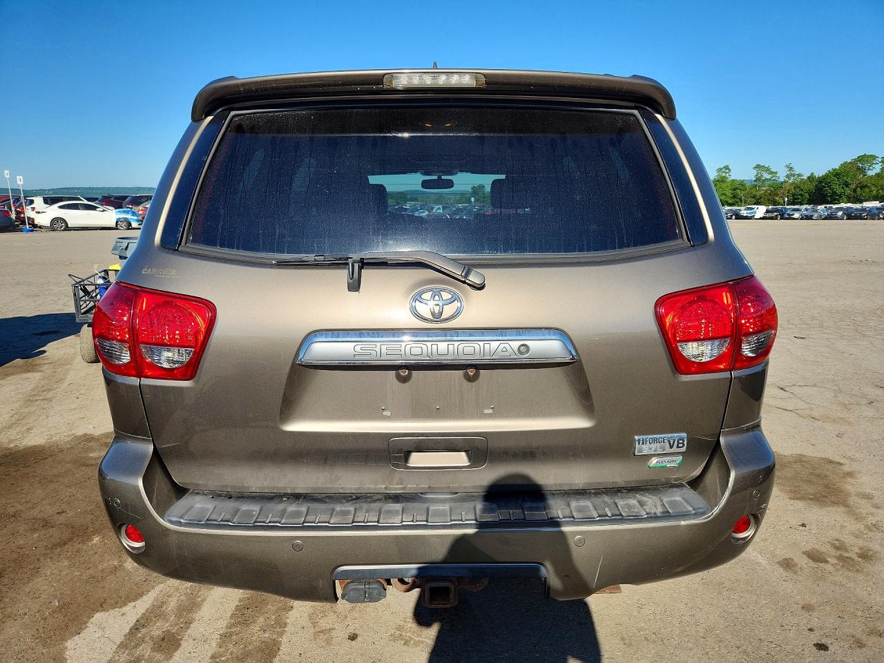 2012 Toyota Sequoia Platinum Tan vin: 5TDDW5G10CS066576