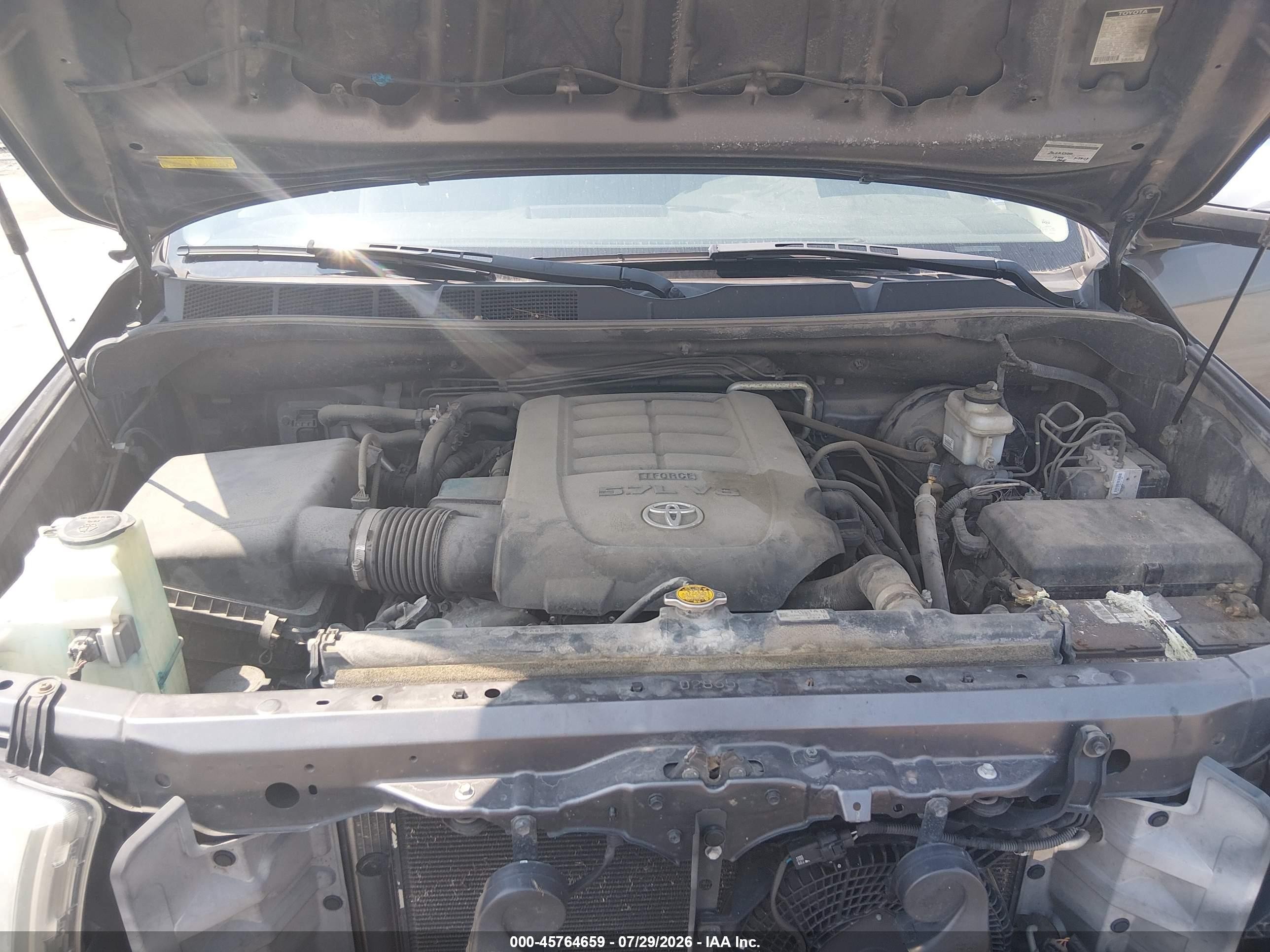 2012 Toyota Sequoia Platinum 5.7l V8 Серый vin: 5TDDW5G11CS072287