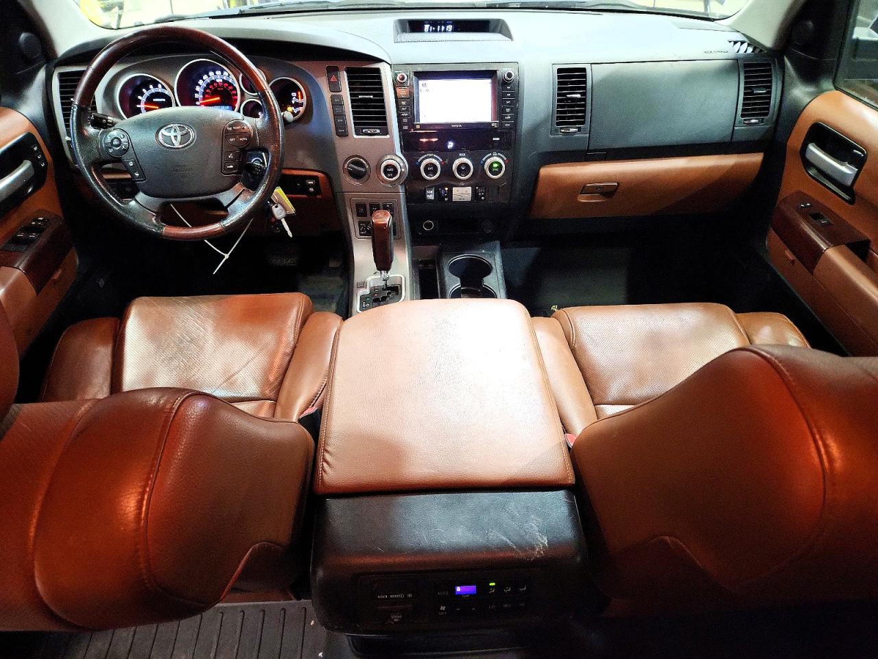2012 Toyota Sequoia Platinum Black vin: 5TDDW5G12CS059404