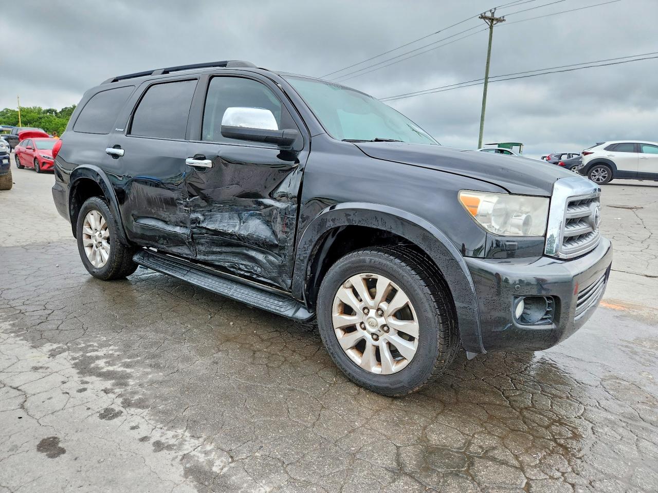 2012 Toyota Sequoia Platinum Black vin: 5TDDW5G14CS069562