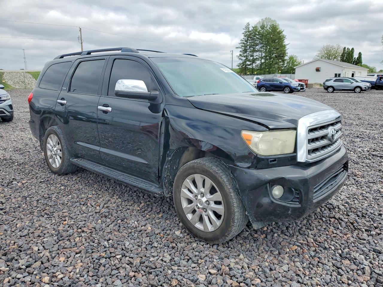 2010 Toyota Sequoia Platinum Black vin: 5TDDW5G15AS034526