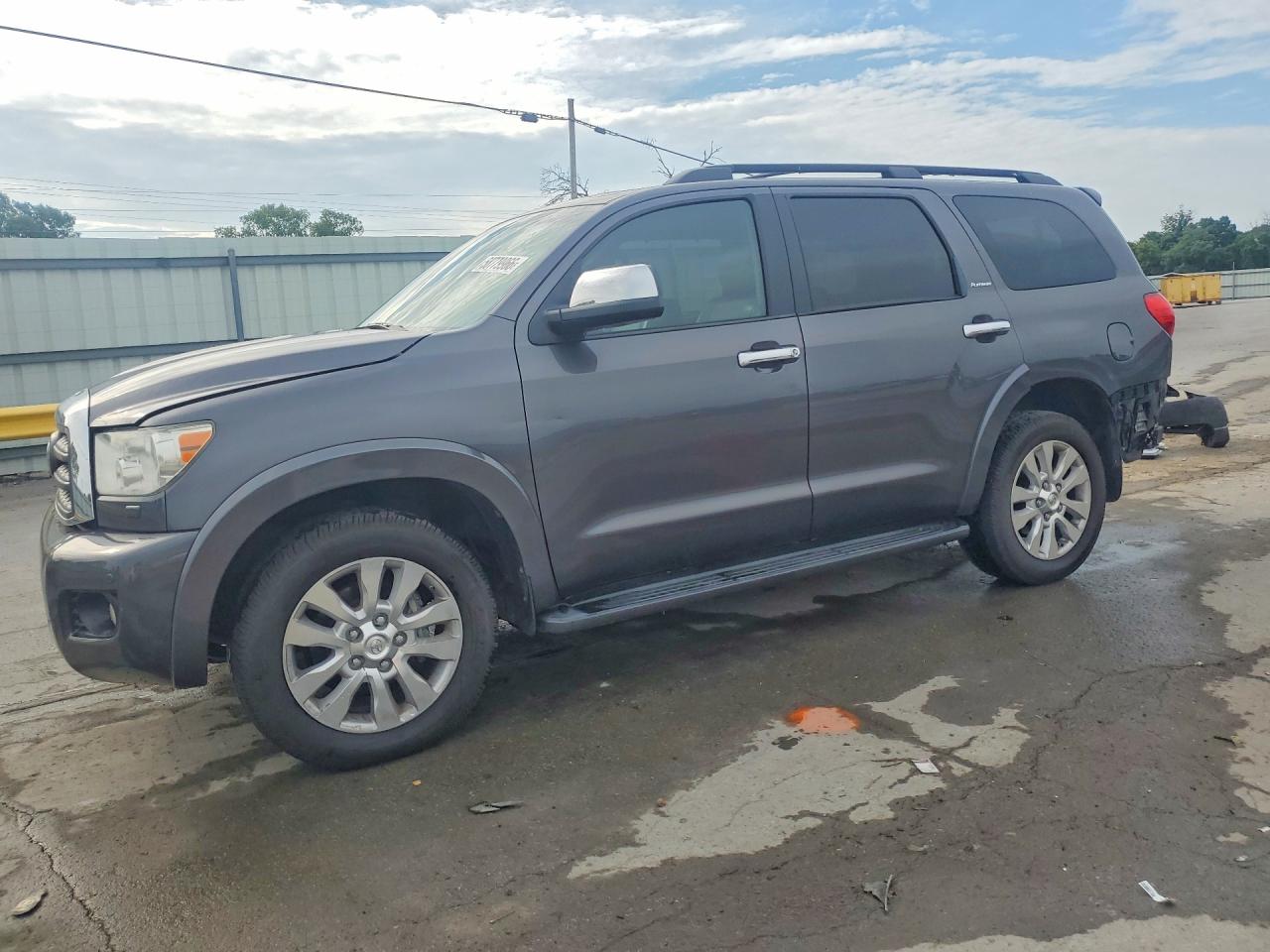 2012 Toyota Sequoia Platinum Charcoal vin: 5TDDW5G15CS072597