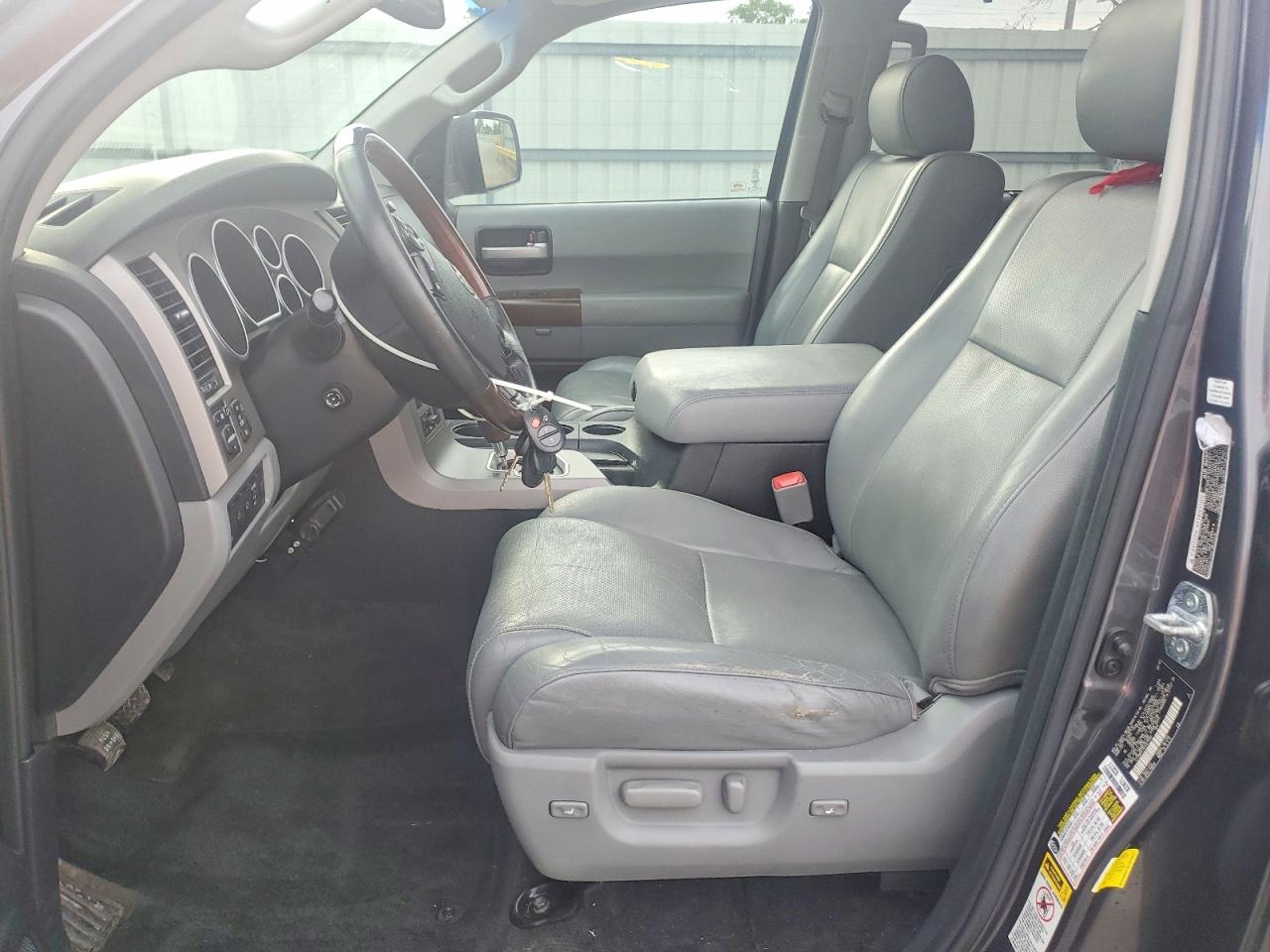 2012 Toyota Sequoia Platinum Charcoal vin: 5TDDW5G15CS072597