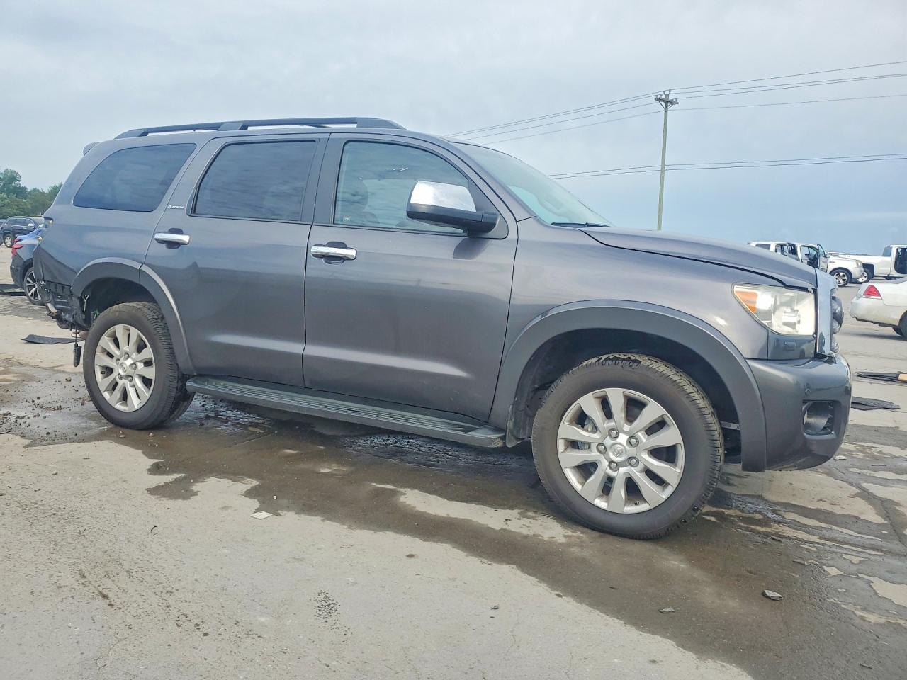 2012 Toyota Sequoia Platinum Charcoal vin: 5TDDW5G15CS072597