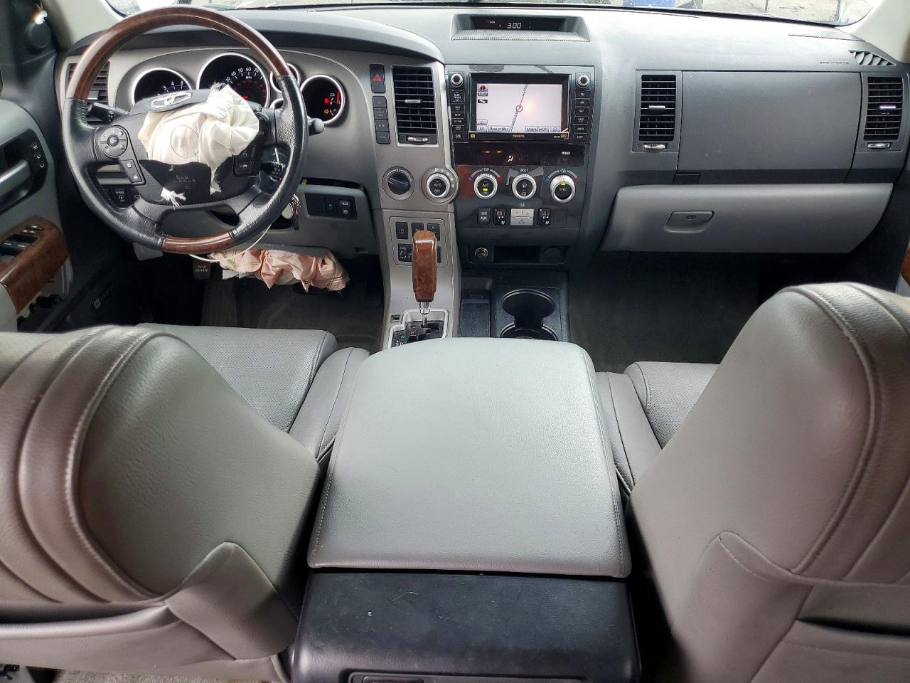 2010 Toyota Sequoia Platinum Gray vin: 5TDDW5G16AS032249
