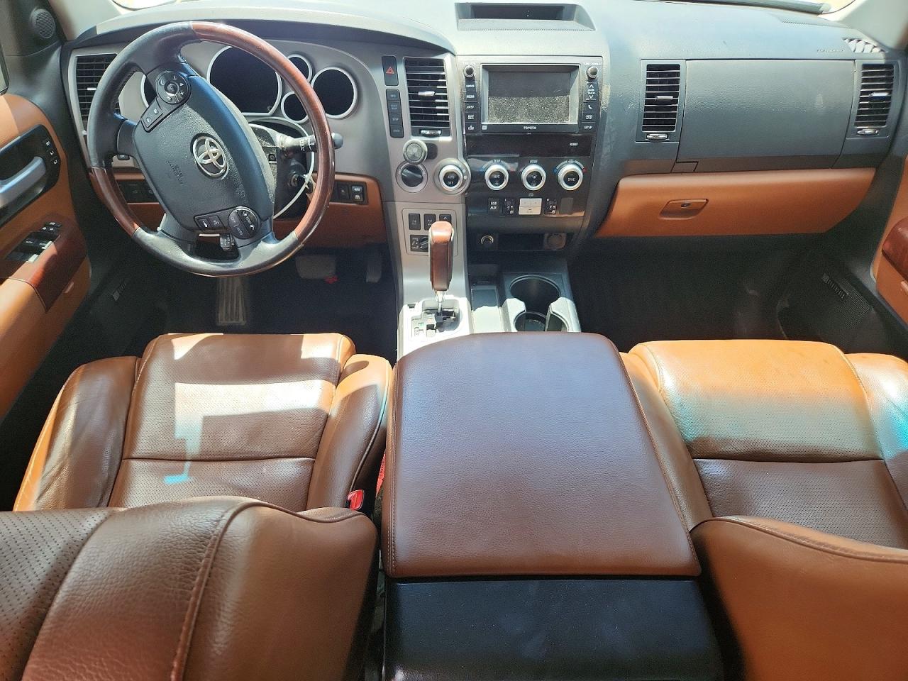 2013 Toyota Sequoia Platinum White vin: 5TDDW5G16DS090155