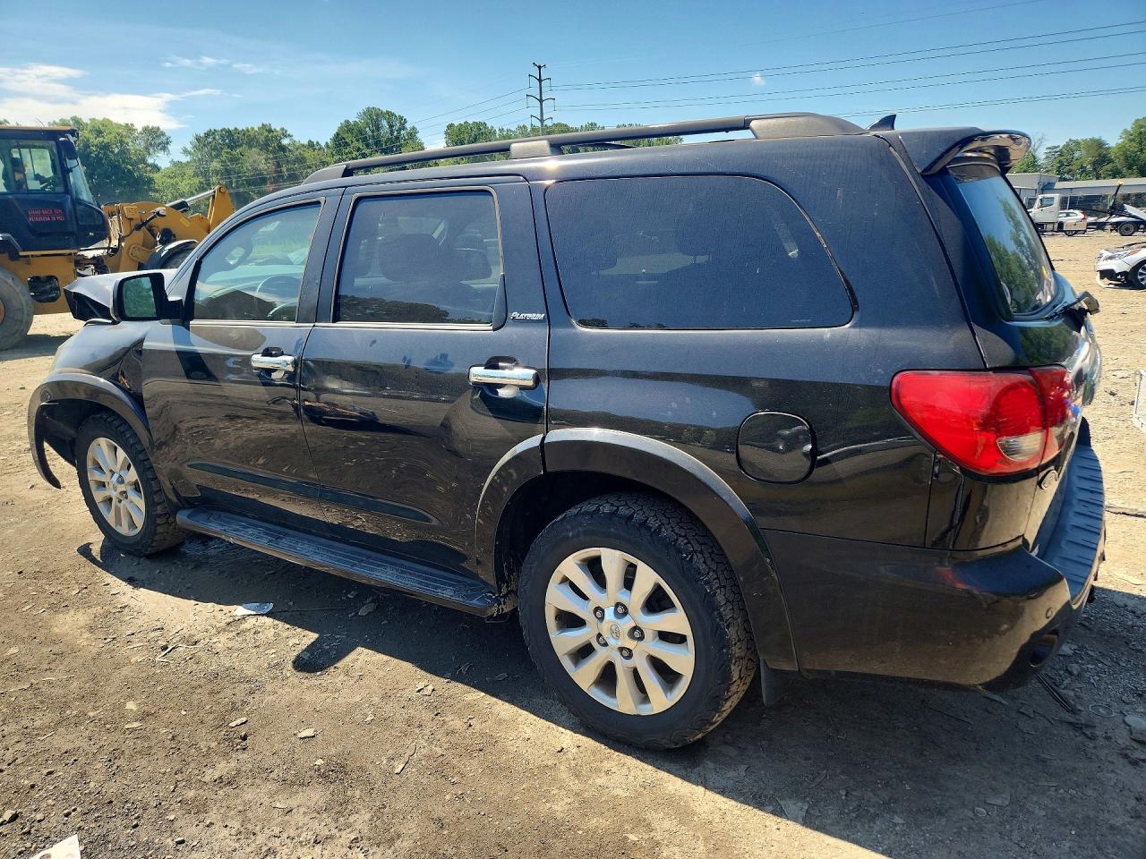 2012 Toyota Sequoia Platinum Black vin: 5TDDW5G18CS071623