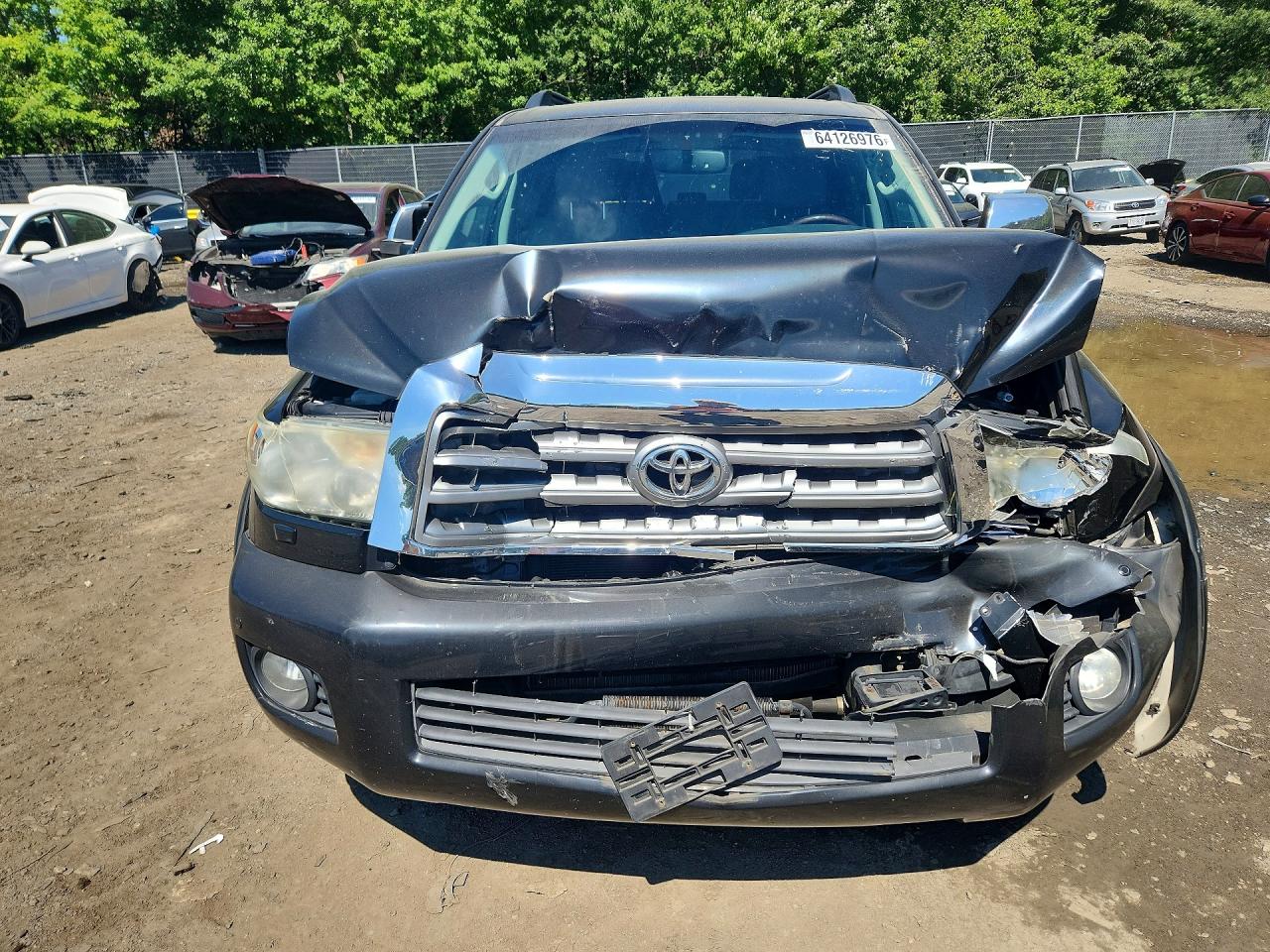 2012 Toyota Sequoia Platinum Black vin: 5TDDW5G18CS071623