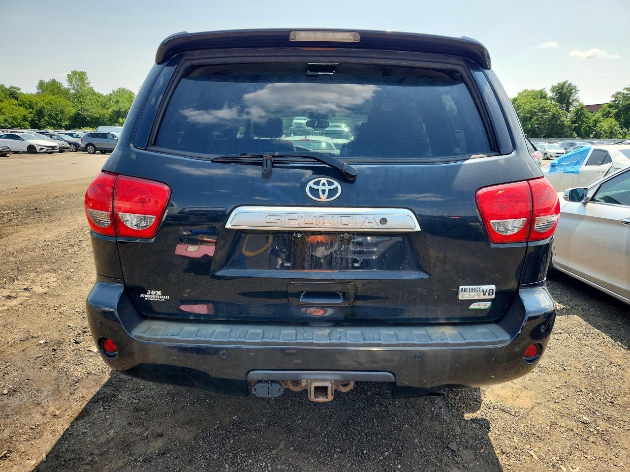 2012 Toyota Sequoia Platinum Black vin: 5TDDW5G19CS058573