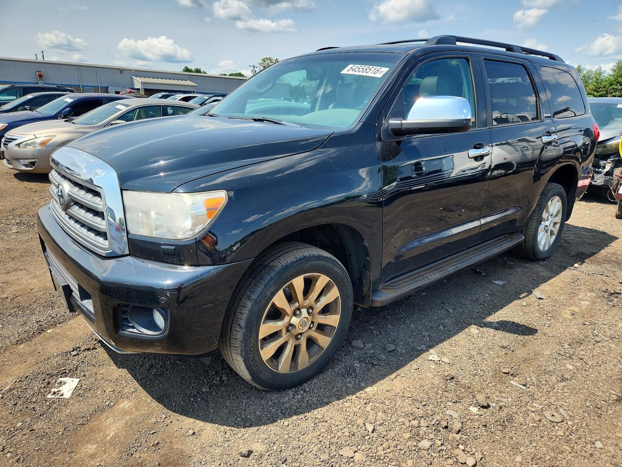 2012 Toyota Sequoia Platinum Black vin: 5TDDW5G19CS058573