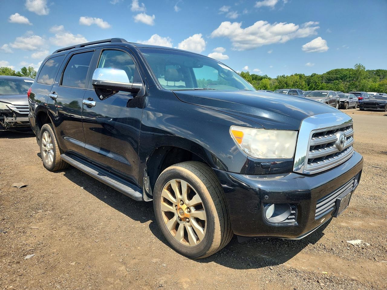 2012 Toyota Sequoia Platinum Black vin: 5TDDW5G19CS058573