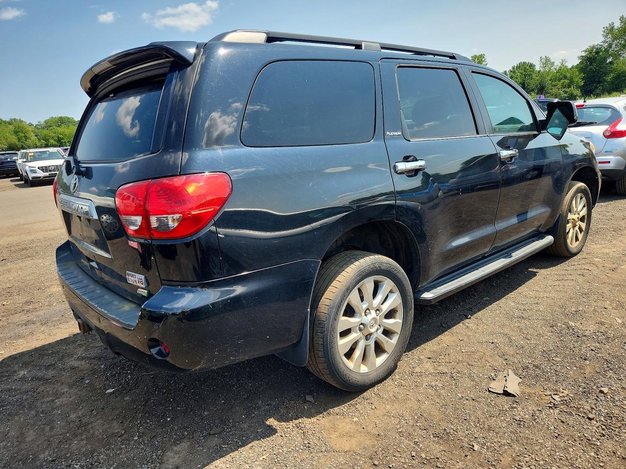 2012 Toyota Sequoia Platinum Black vin: 5TDDW5G19CS058573