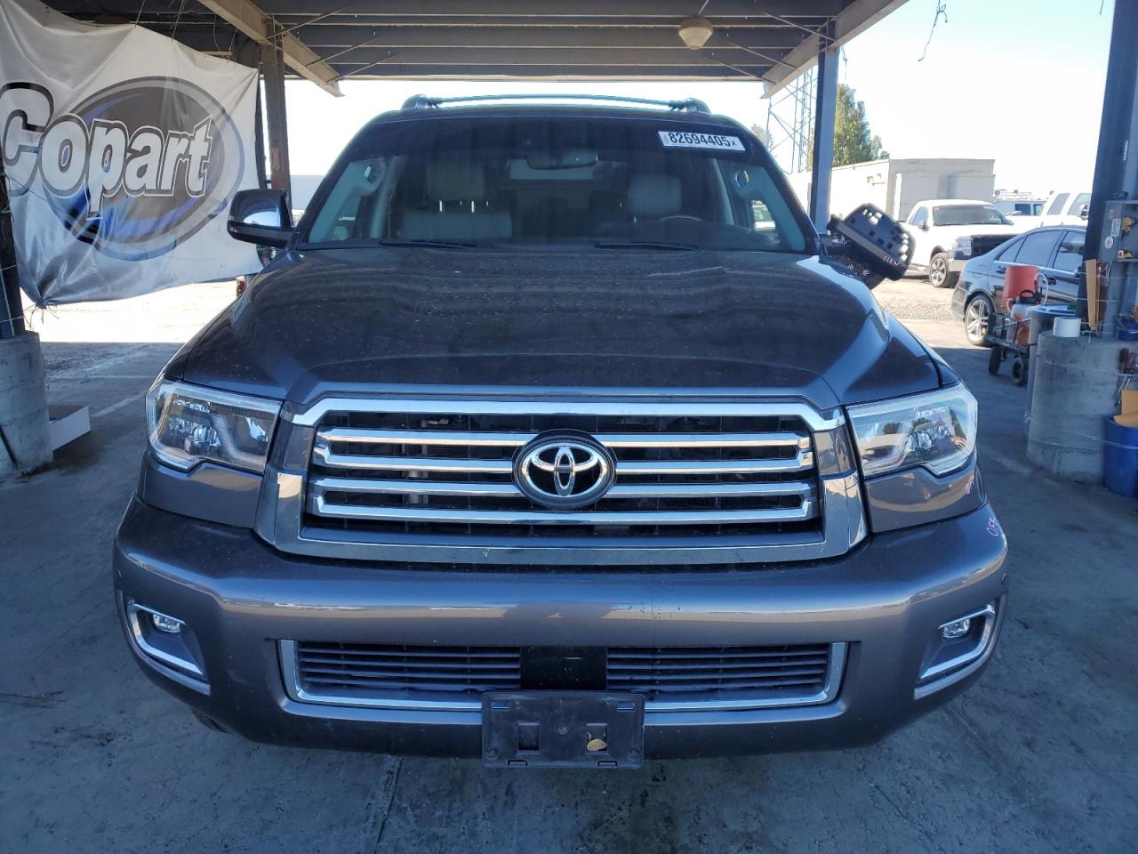 2020 Toyota Sequoia Platinum Gray vin: 5TDDY5G11LS177776