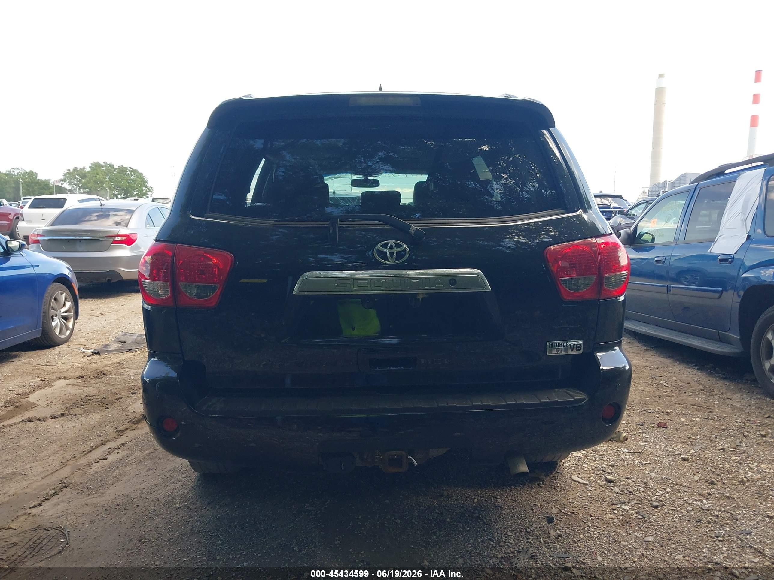 2014 Toyota Sequoia Platinum 5.7l V8 Black vin: 5TDDY5G12ES093503