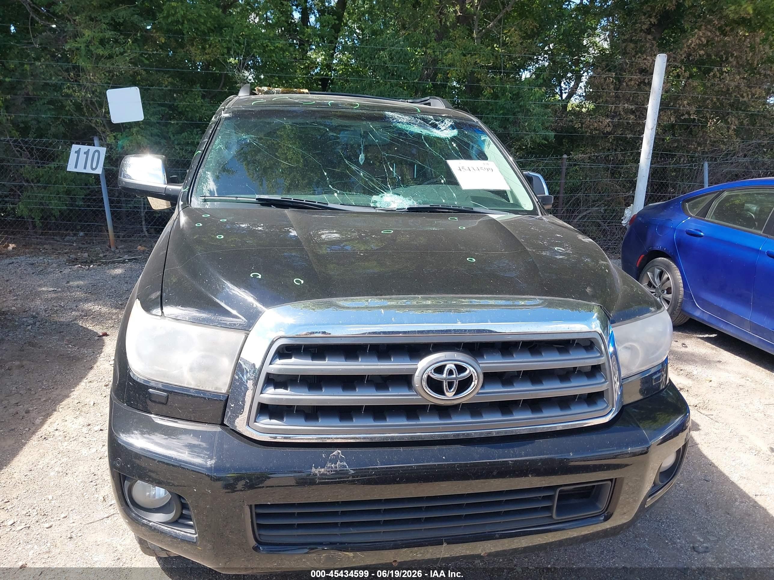 2014 Toyota Sequoia Platinum 5.7l V8 Black vin: 5TDDY5G12ES093503